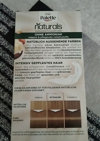 Palette Naturals Kalıcı Saç Boyası 7-0 Orta Sarı - Görsel 2