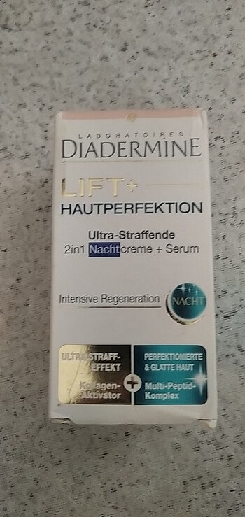 Diadermine Lift 2si bir arada gece kremi+serum yeni