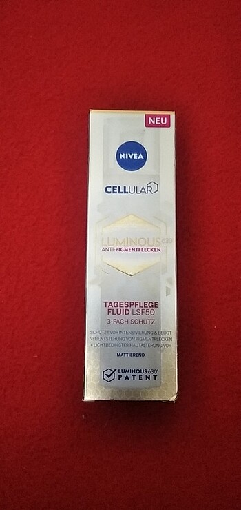 Nivea Cellular Luminous 630 Leke Karşıtı Gündüz Kremi 