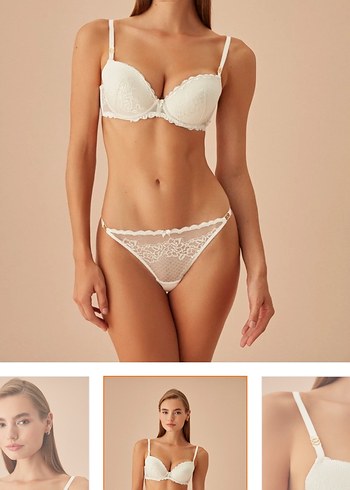 Suwen Beyaz Sütyen 75C - Görsel 3