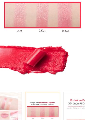 MISSHA Dewy Berry Pembe Dudak Balmı - Görsel 6