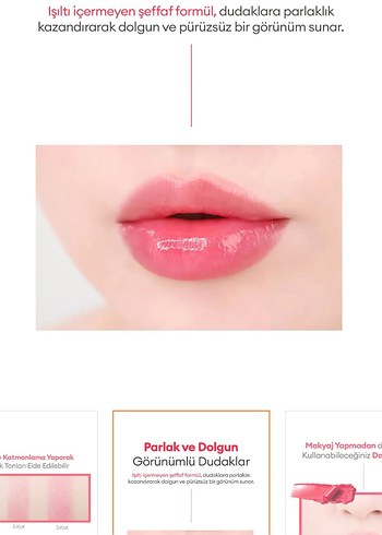 MISSHA Dewy Berry Pembe Dudak Balmı - Görsel 4