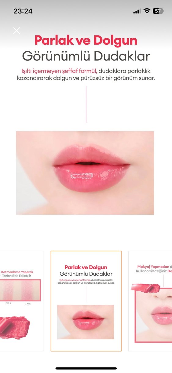 MISSHA Dewy Berry  Pembe Dudak Balmı - Görsel 4