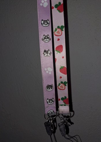 Pastel Mor Kedi Desenli Boyun Askısı - Görsel 2