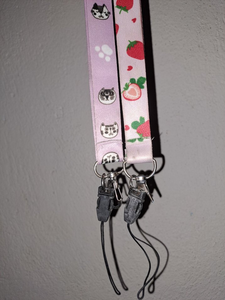 Pastel Mor Kedi Desenli Boyun Askısı - Görsel 3