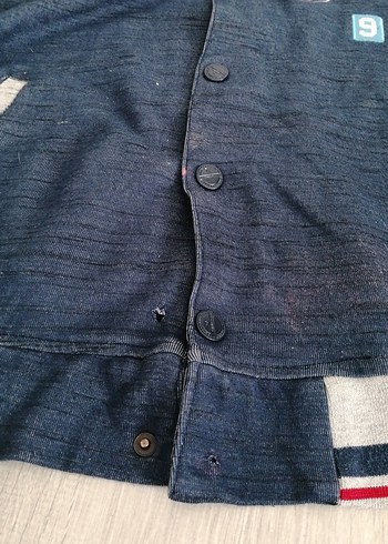 Diğer Erkek Çocuk Renkli Nakışlı Denim Ceket