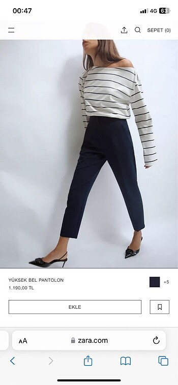 Zara pantolon