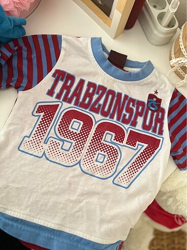 12-18 Ay Beden Trabzon spor bebek kısa kollu