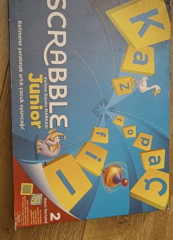  SCRABBLE JUNİER 2 kutu oyunu 