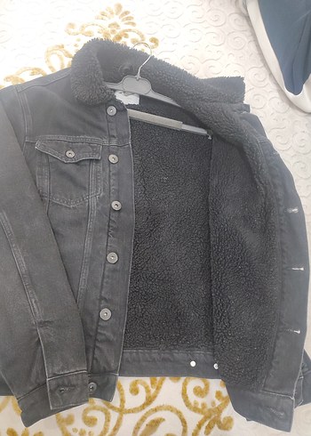 Düğmeli Siyah Denim Erkek Ceket - Görsel 4