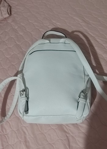 STRADİVARİUS Kadın Beyaz Deri Sırt Çantası - Görsel 4