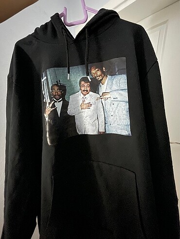 Unisex Siyah Müslüm Gürses Sweatshirt Hoodie