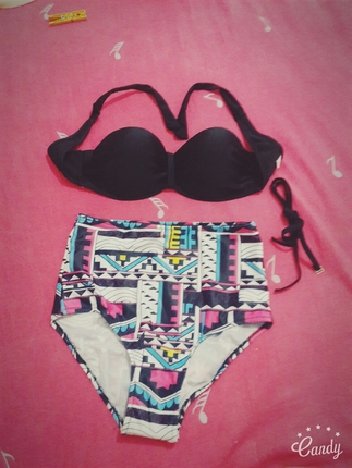 yüksek bel bikini 