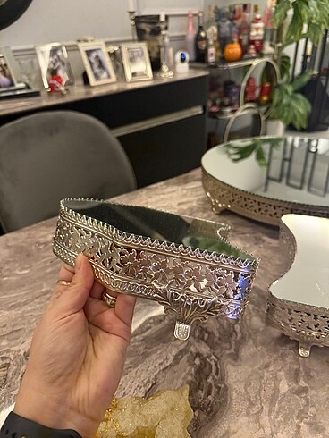 Gümüş kaplama jardinyer