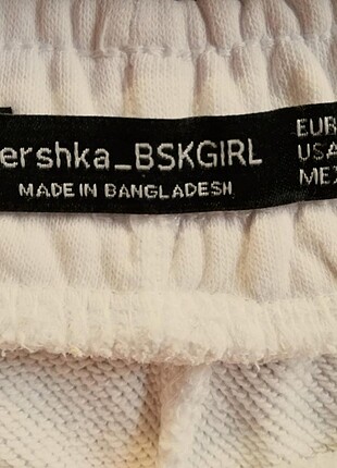 s Beden beyaz Renk Bershka şort