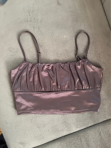 h&m crop bluz m beden