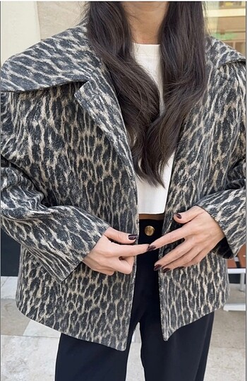 universal Beden Leopar Ceket