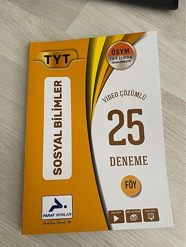 Paraf yayınları tyt sosyal deneme