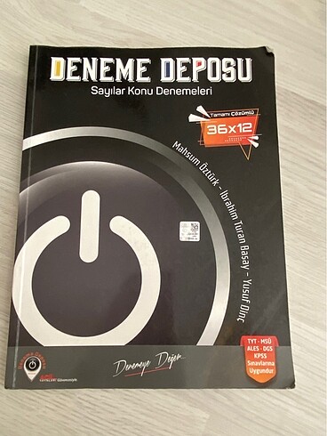 Deneme deposu sayılar denemesi