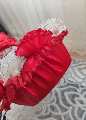 Kırmızı Fırfırlı Kına Sepeti - Görsel 3