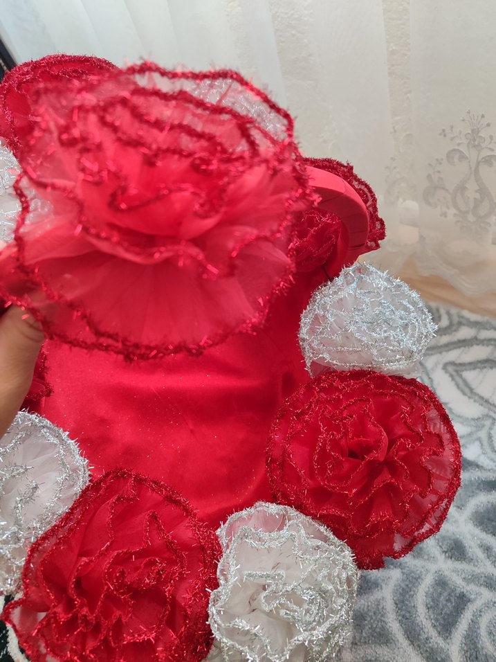 Kırmızı Fırfırlı Kına Sepeti - Görsel 4