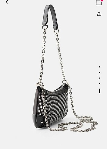  Beden Bershka taşlı çanta 