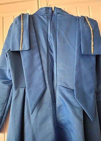 42 Beden mavi Renk Abiye elbise