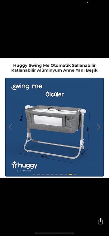 Beden SATILDI Beşik huggy swing me otamatik sallanır