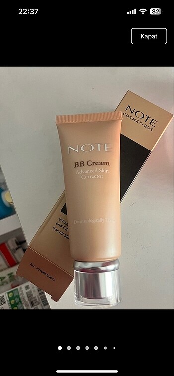 Note bb cream