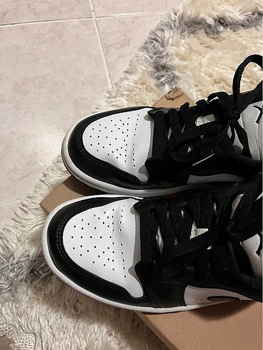 38 Beden siyah Renk Air Jordan Low 1 Panda rengi