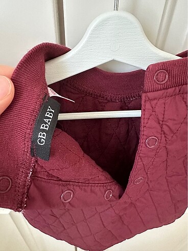 9-12 Ay Beden B&G store bordo kısa kollu