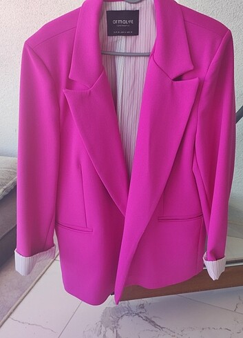 38 Beden Fuşya blazer