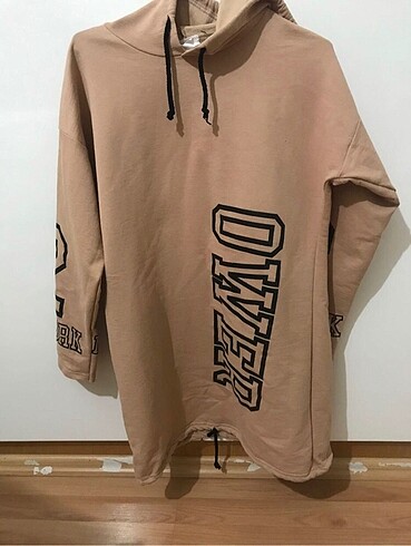 Açık kahverengi sweatshirt