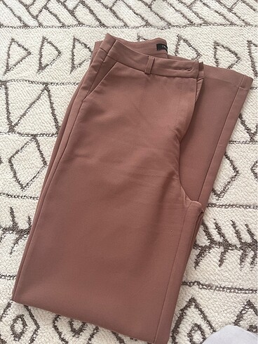 Pembe kumaş pantolon