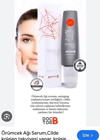 Örümcek Ağı Yüz Serumu - Antiaging Etkili