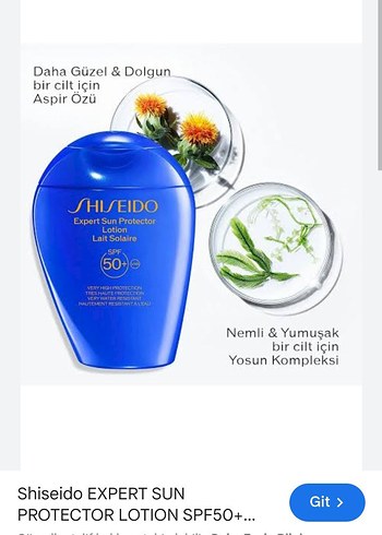 Shiseido Expert Sun Koruyucu Losyon SPF50+