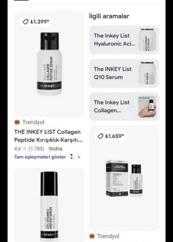 Diğer THE INKEY LIST Kolajen Peptid Ser