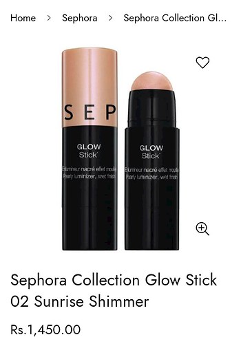 Sephora Collection Glow Stick 02 Sunrise Shimmer