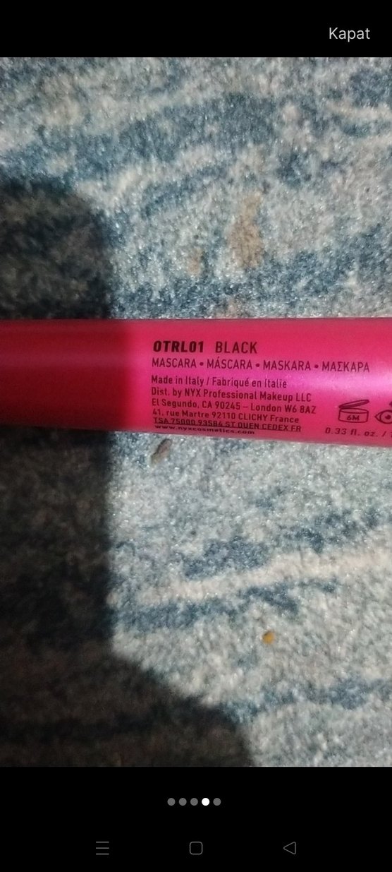NYX Pembe Parlak Maskara - Görsel 5