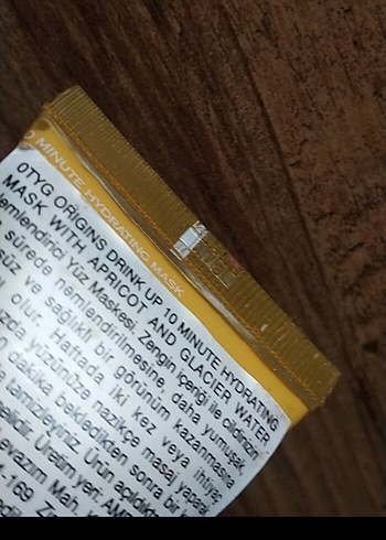 Drink Up 10 Dakikalık Kayısı ve Buzul Suyu Maskesi - Görsel 4