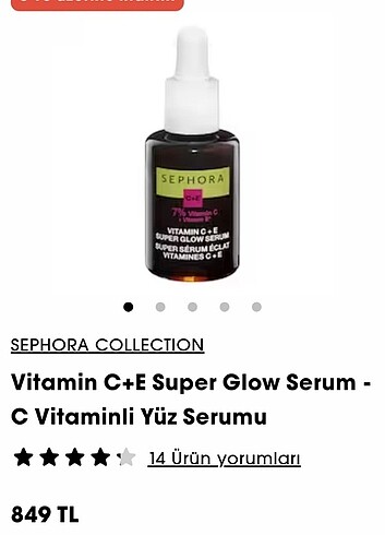 Sephora CE vitaminler 