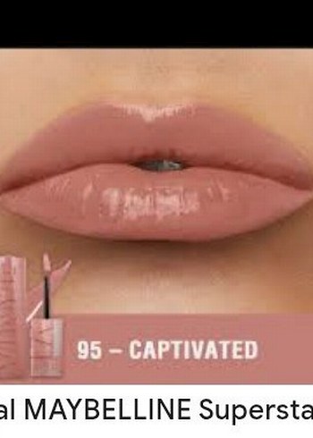 Maybelline Superstay Vinil Ruj 95 Captivated