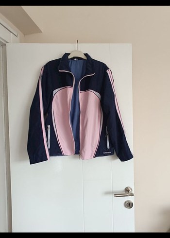 Fermuarlı Pembe Lacivert  eşofman takimi - Görsel 3