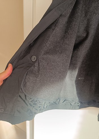 Siyah Erkek Düğmeli  Ceket - Görsel 2