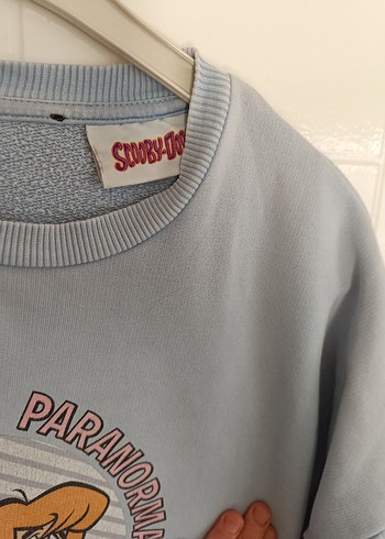 Bej Baskılı Kadın Sweatshirt - Görsel 4