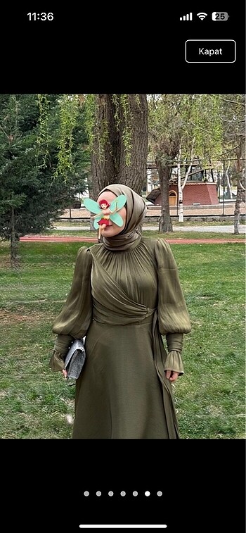 Abiye tesettür Manuka - Görsel 6