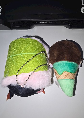 demon slayer nezuko & tanjiro doll peluş - Görsel 2