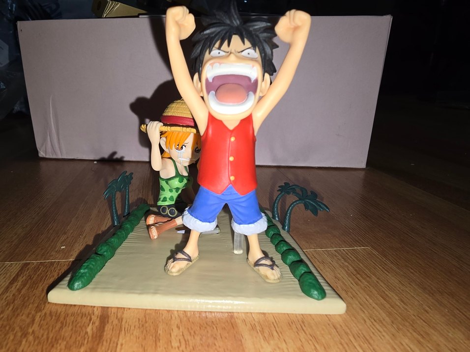 One piece luffy & nami banpresto figür - Görsel 2