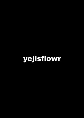 Yejisflowr Dergisi Siyah Kapak