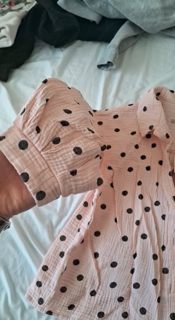 PamukluPembe Keten Gömlek - Görsel 2